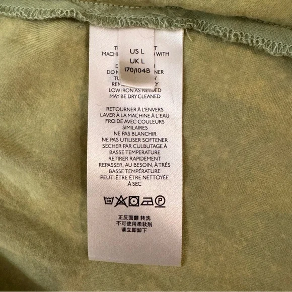 FREE PEOPLE oversized lightly tie dye boho maxi dress, size L, but can fit 1X - Picture 9 of 13